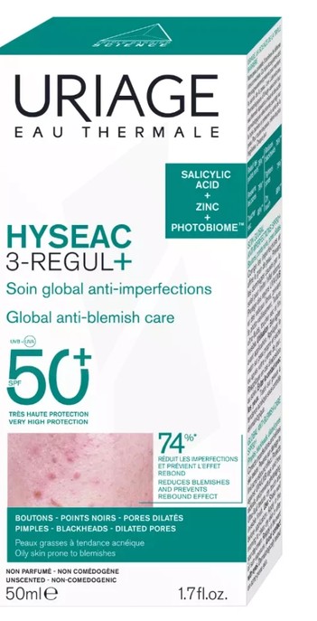 URIAGE HYSEAC 3 REGUL SPF 50